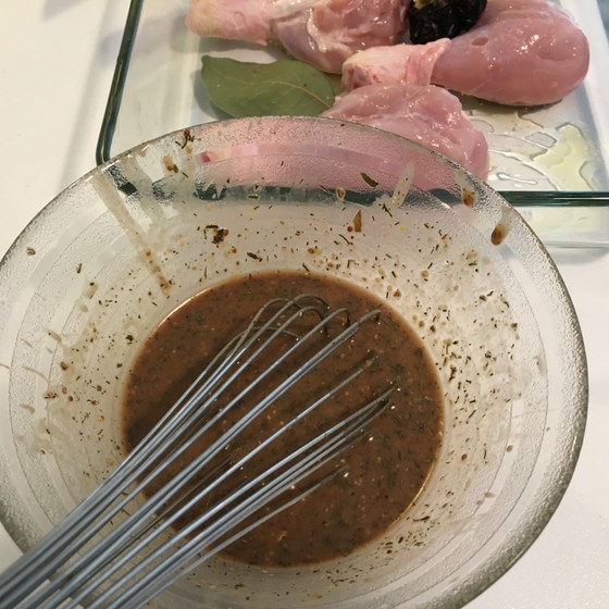 Mustard Balsamic Baked chicken