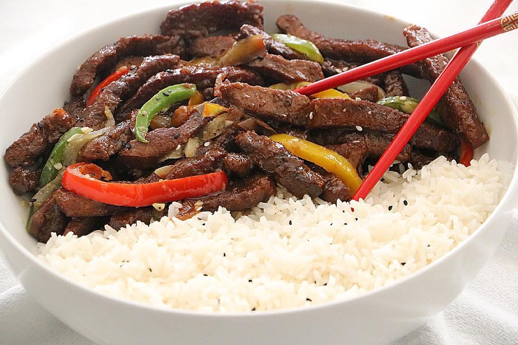 Steak Stir Fry Recipe With Peppers And Sesame 