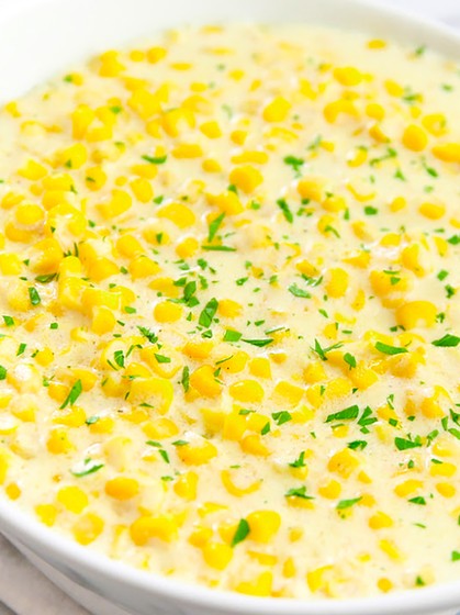 Easy Creamed Corn Recipe | Tajinny.com