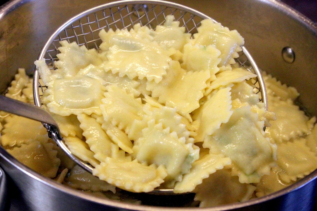 Homemade Ravioli with Filling