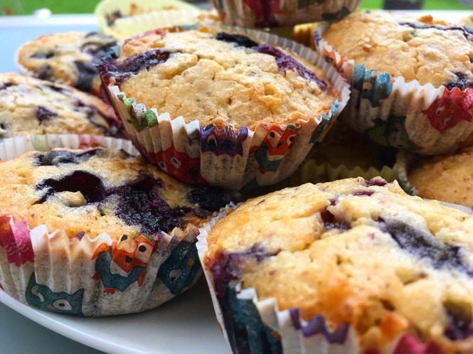 White-Chocolate-Blueberry-Muffins | Tajinny.com