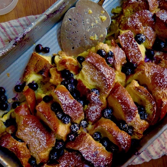 blueberry baked french toast