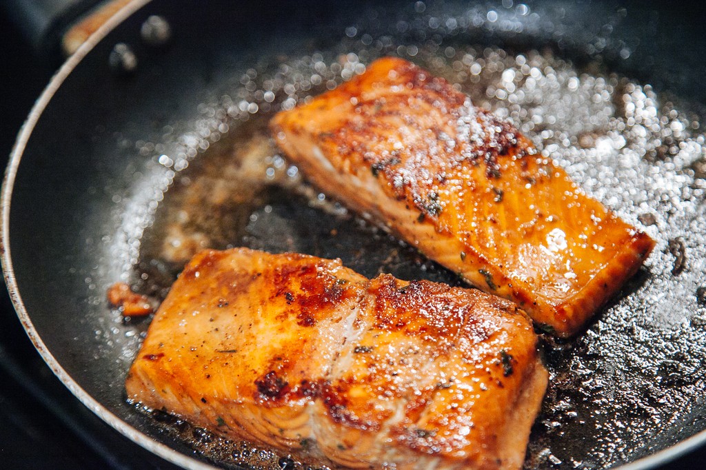 Pan Fried Salmon Teriyaki