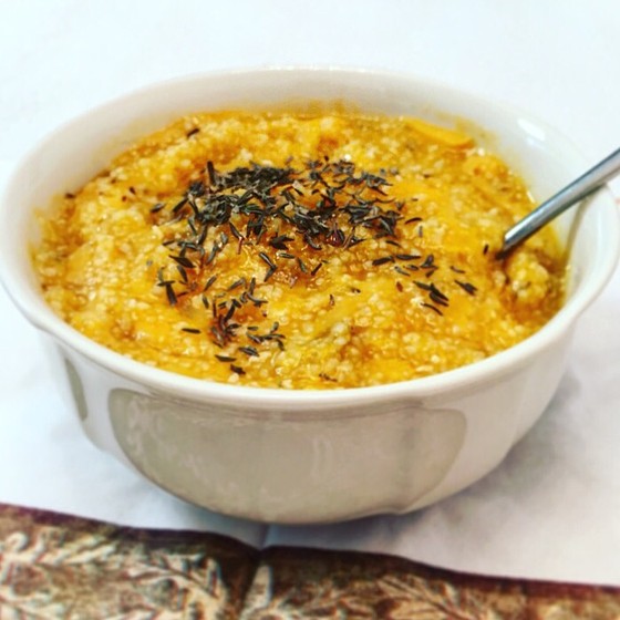 Pumpkin-Sage Grits | Tajinny.com