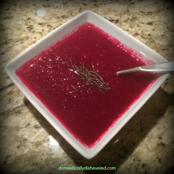 Beet Fennel Soup